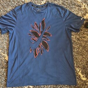 Nike Blue Graphic Men's Shirt